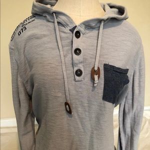 Buffalo David Bitton Hooded Long Sleeve